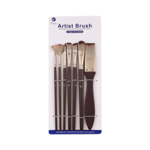 Multi-Size Flat Bristle Brush Set